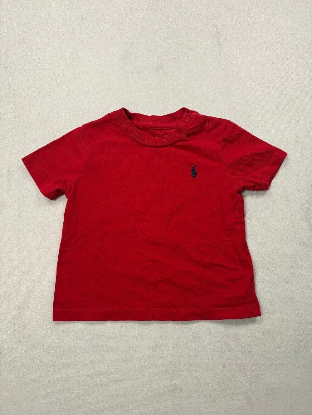 Ralph Lauren Polo Shirt Red 90s VTG Classic - Boys 12M